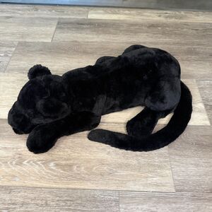 Jellycat Paris Panther LARGE Plush– Rare Retired Black Panther Plushie 18" 36"